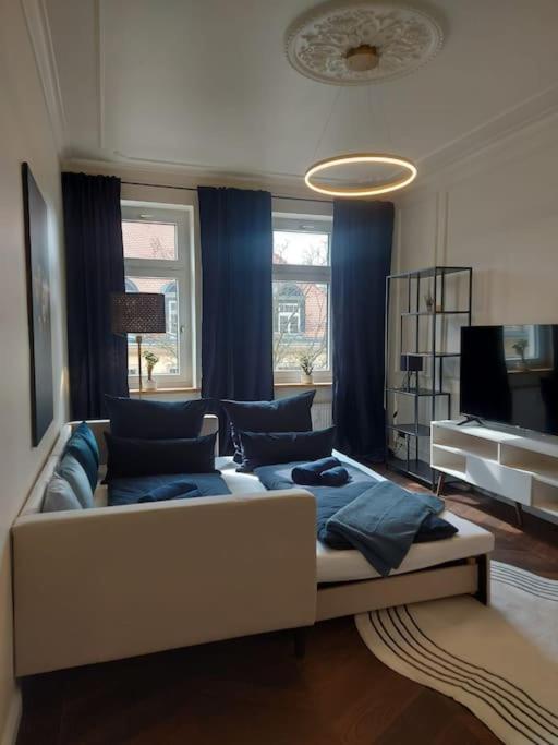 Vilipa-Apartments No.5 I Baumwollspinnerei I Kunstkraftwerk - 75M² I Balkon I Smart-Tv I Bad Mit Fussbodenheizung Leipzig Buitenkant foto