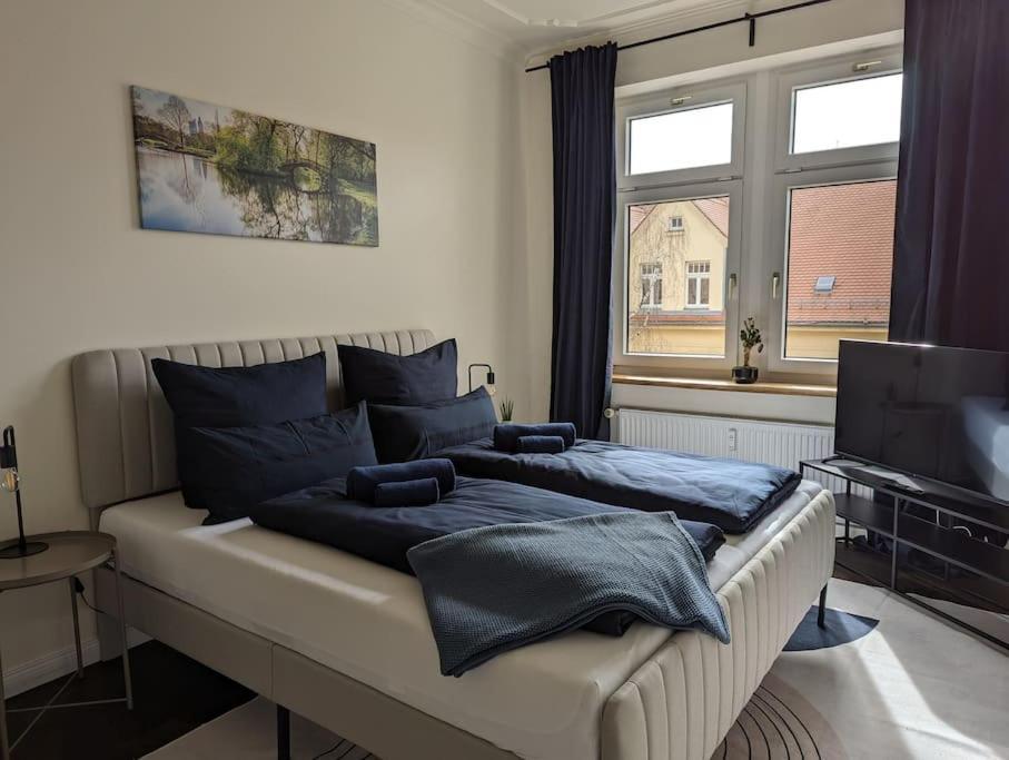 Vilipa-Apartments No.5 I Baumwollspinnerei I Kunstkraftwerk - 75M² I Balkon I Smart-Tv I Bad Mit Fussbodenheizung Leipzig Buitenkant foto